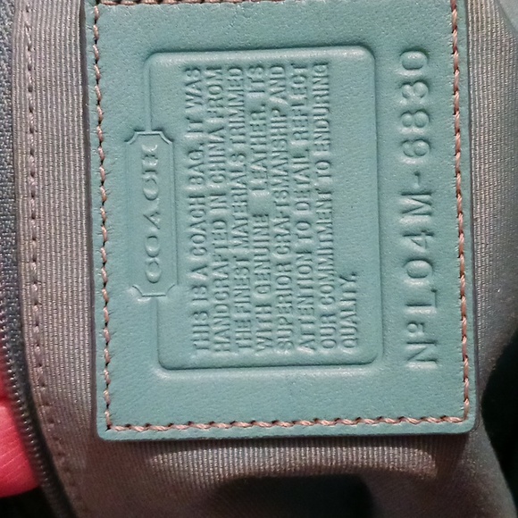 Vintage blue 💙 C coach - Picture 6 of 9